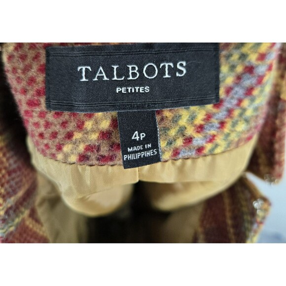 Talbots Petites Women's Size 4P Wool Blend Skirt - Picture 4 of 5